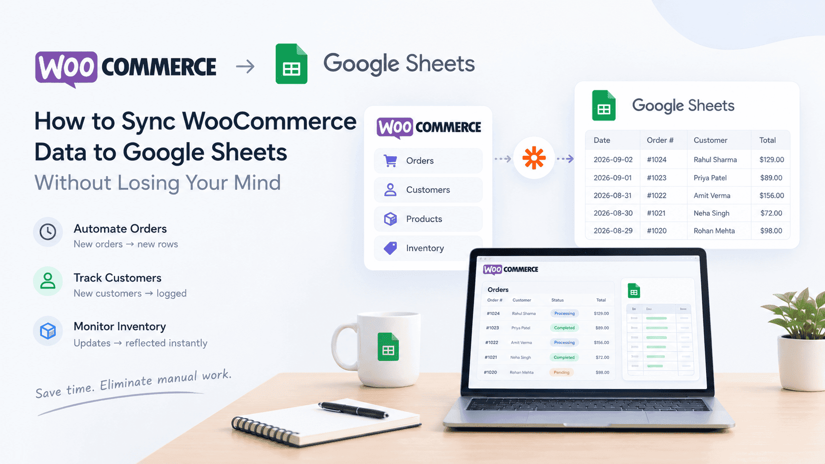 How to Sync WooCommerce Data to Google Sheets Without Losing Your Mind